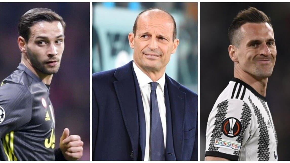 Inter-Juve, la probabile formazione di Allegri: De Sciglio e Milik titolari