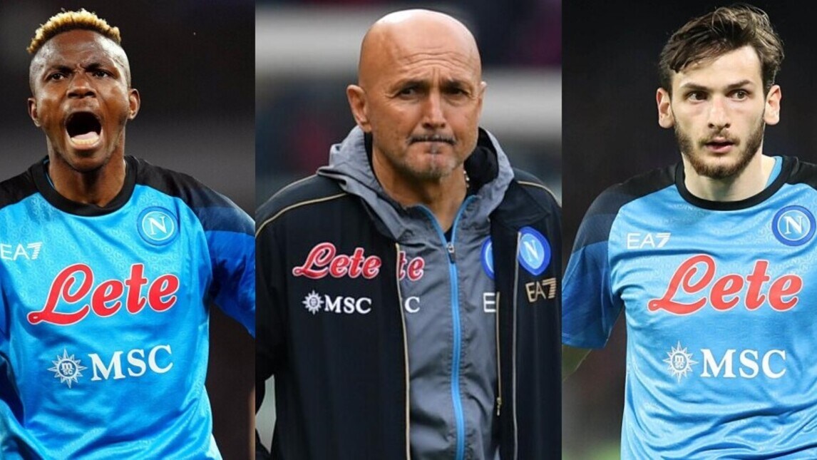Napoli, la probabile formazione di Spalletti contro la Salernitana