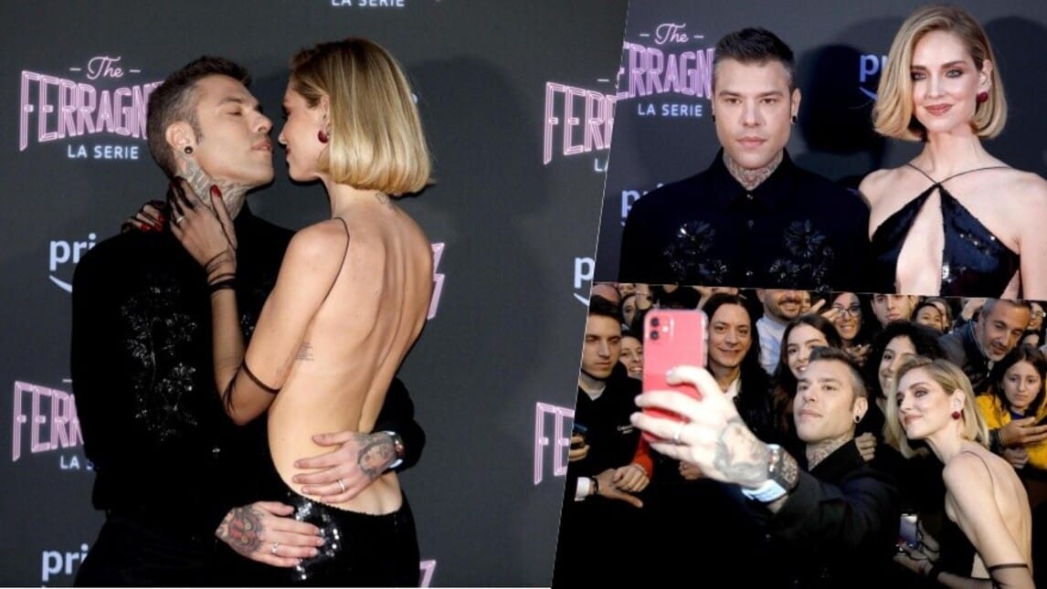 Chiara Ferragni e Fedez show all'anteprima di The Ferragnez