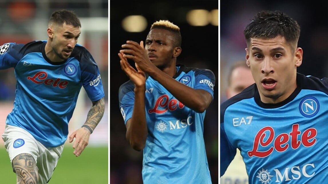 Napoli, la probabile formazione contro l'Inter