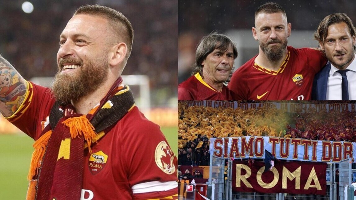 De Rossi, quattro anni fa l'addio alla Roma: rivivi le foto più belle