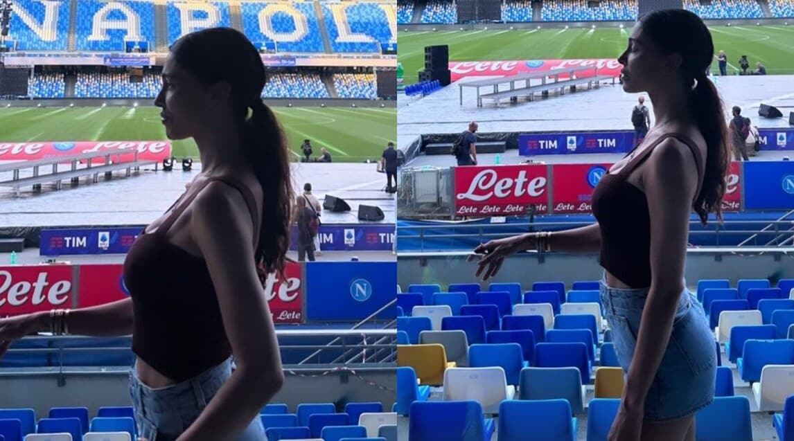 Napoli, la festa è pronta: Belen Rodriguez allo stadio Maradona!