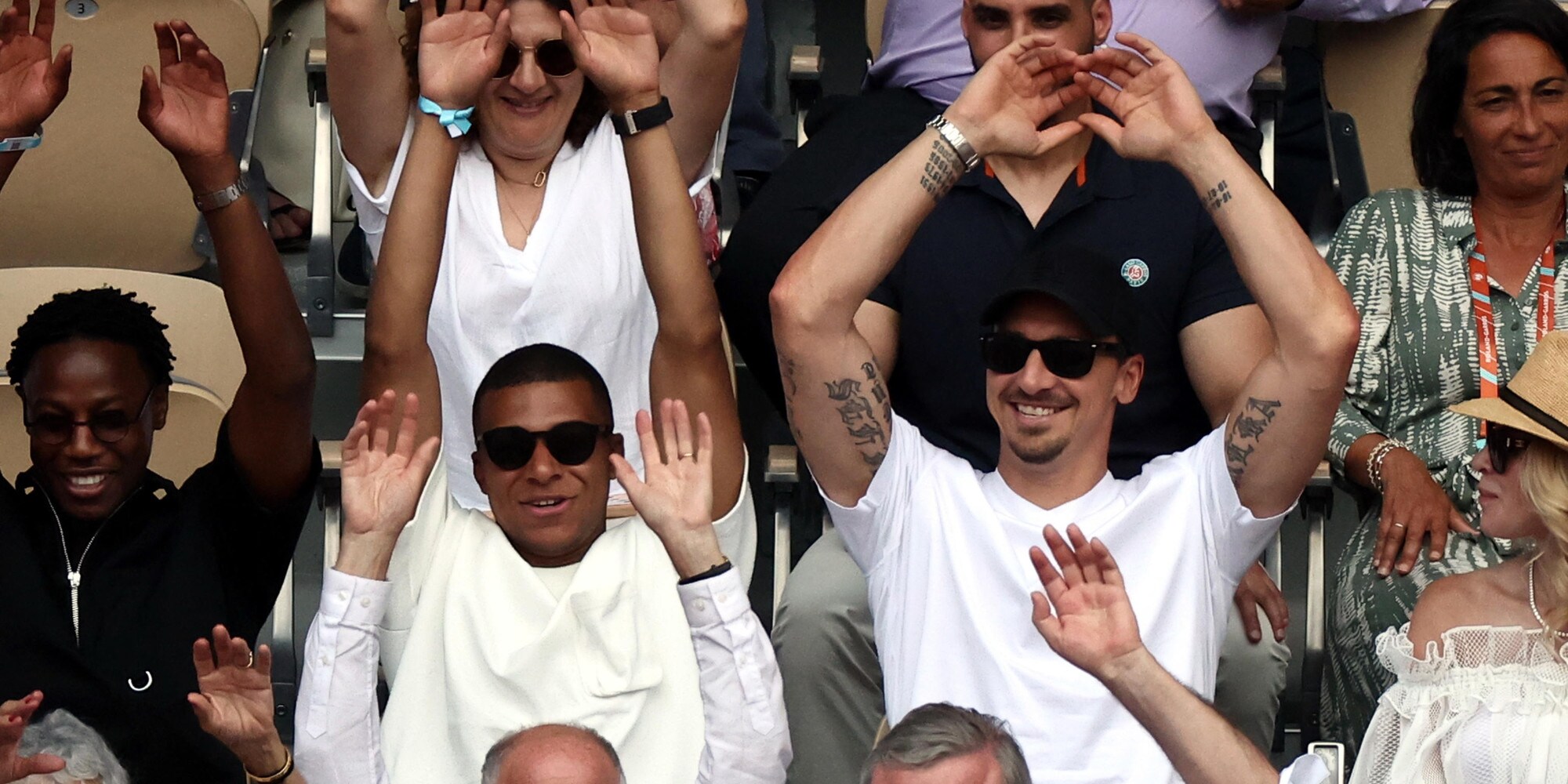 Quanti vip al Roland Garros: da Mbappé a Ibra. Tutte le FOTO