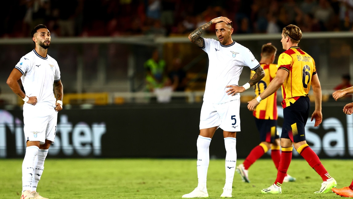 Lazio ko contro il Lecce, non basta Immobile