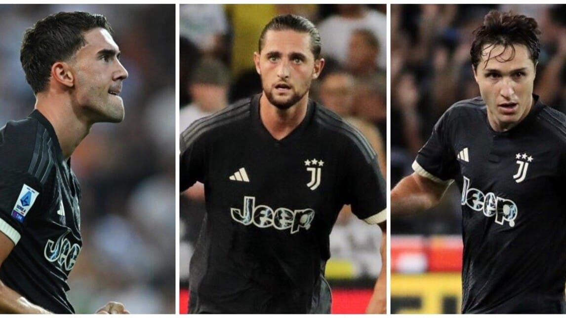 Sentenza Vlahovic, sostanza Rabiot e Chiesa decisivo: le pagelle della Juve