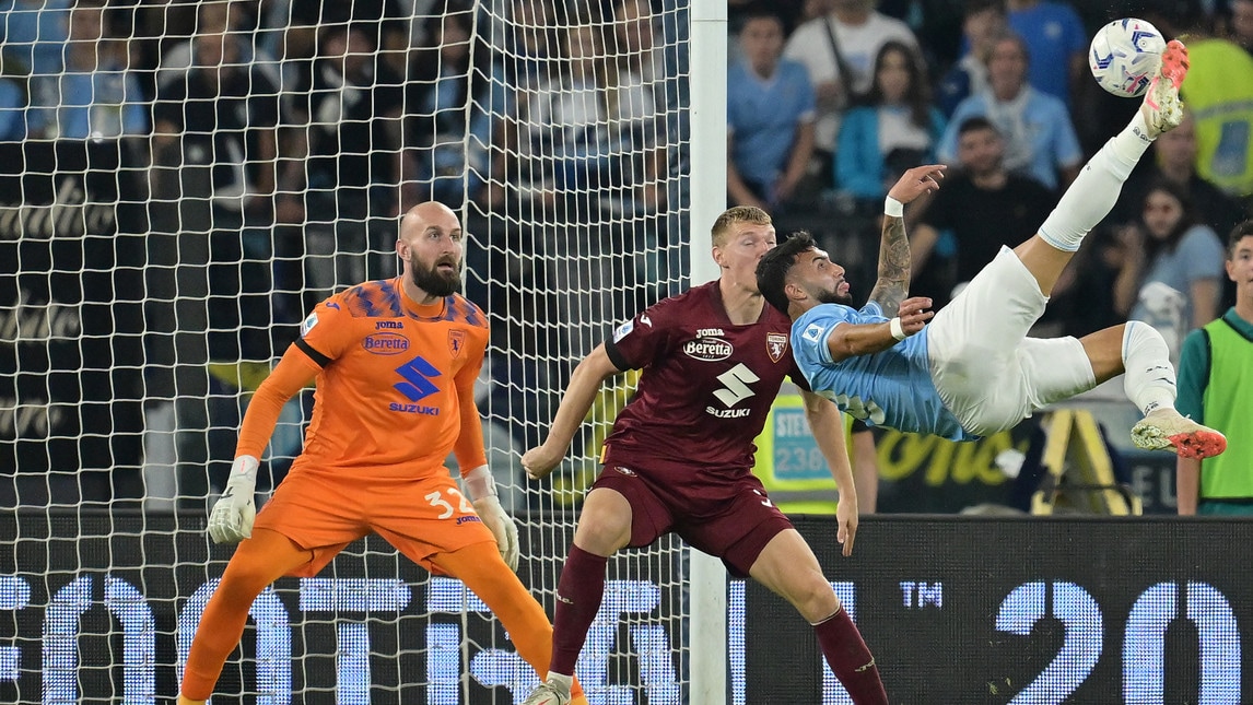 La rovesciata di Castellanos contro il Torino: il gol capolavoro sfiorato con la Lazio