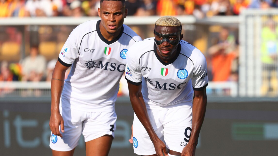 Osimhen show: parte dalla panchina poi entra e segna contro il Lecce