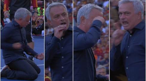 Mourinho, scintille a distanza con Palladino e con la panchina del Monza dopo il gol di El Shaarawy