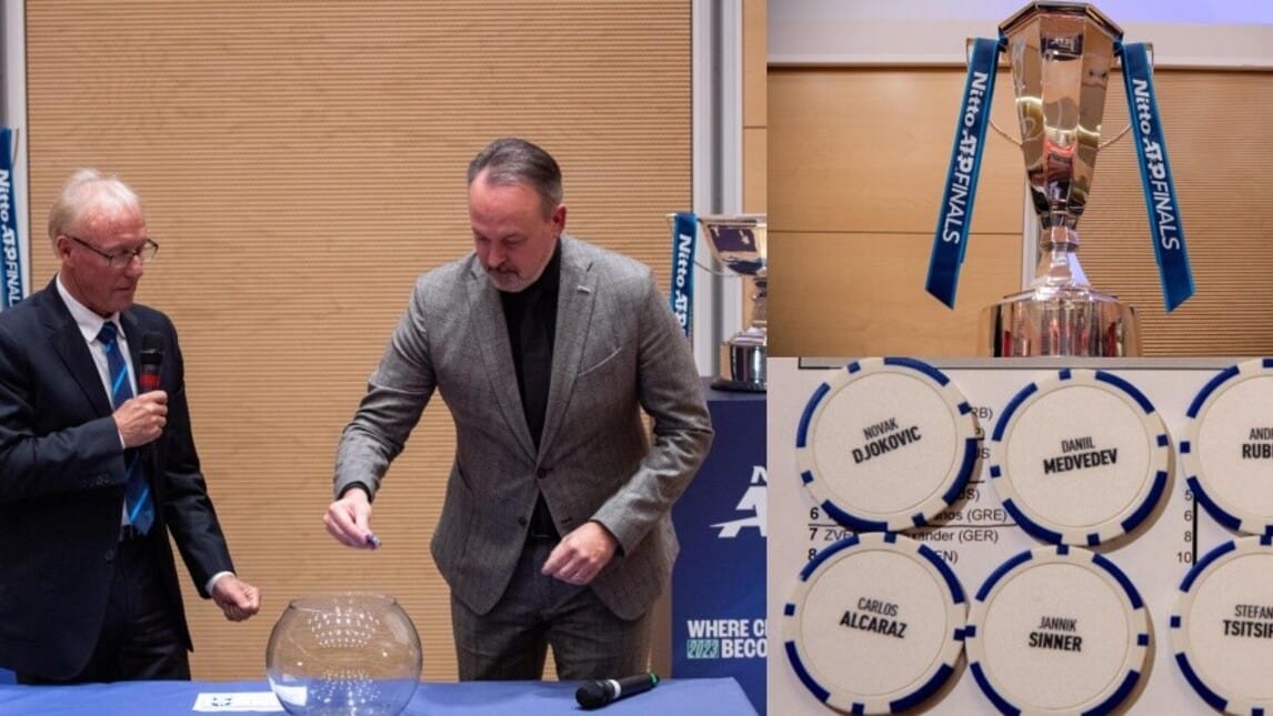 Il sorteggio delle Atp Finals: dai "dischetti" al trofeo