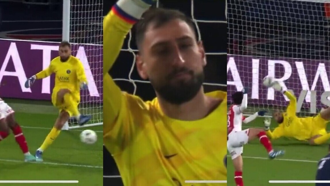 Disastro Donnarumma: errore clamoroso in Psg-Monaco