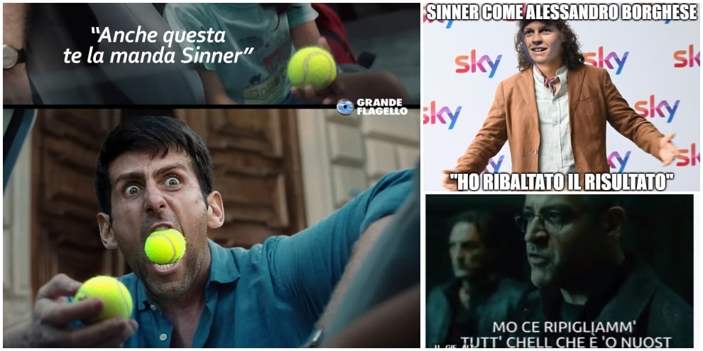 "Djokovic, questa te la manda Sinner": la Coppa Davis fa scatenare i social