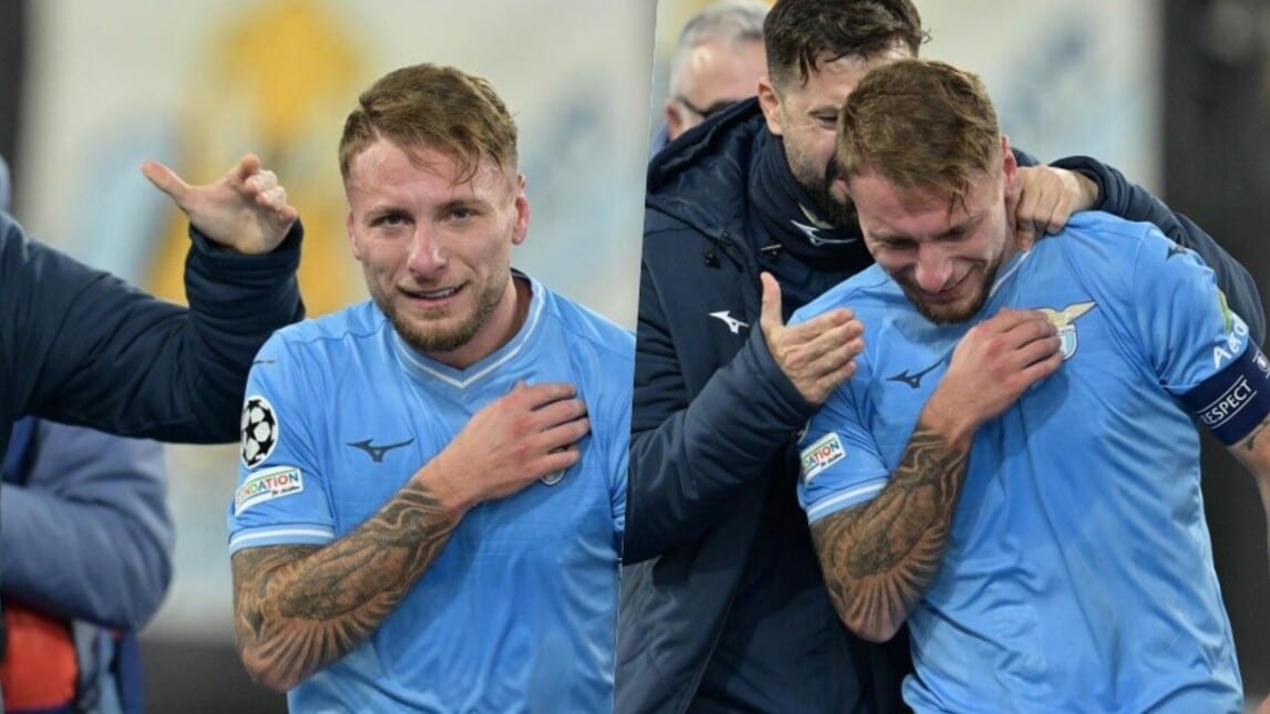 Immobile, gol e commozione: ecco la festa in Lazio-Celtic
