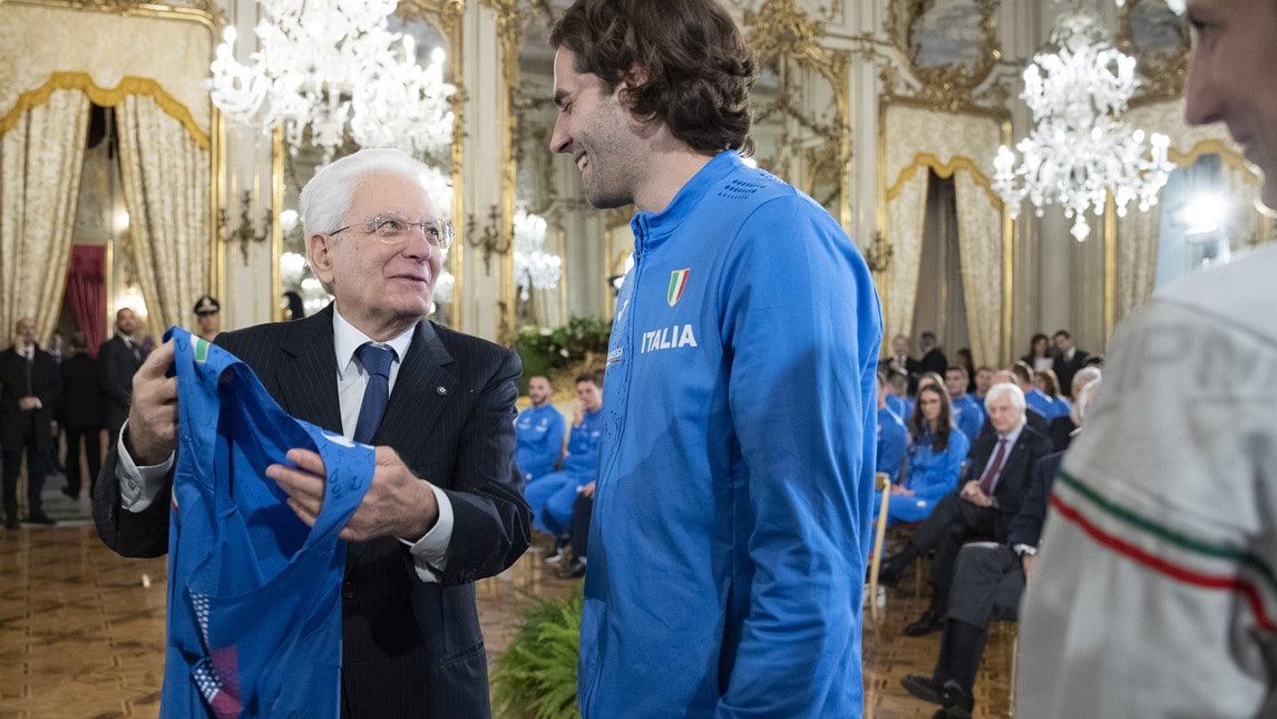 Da Tamberi a Iapichino, sfilata di azzurri al Quirinale da Mattarella