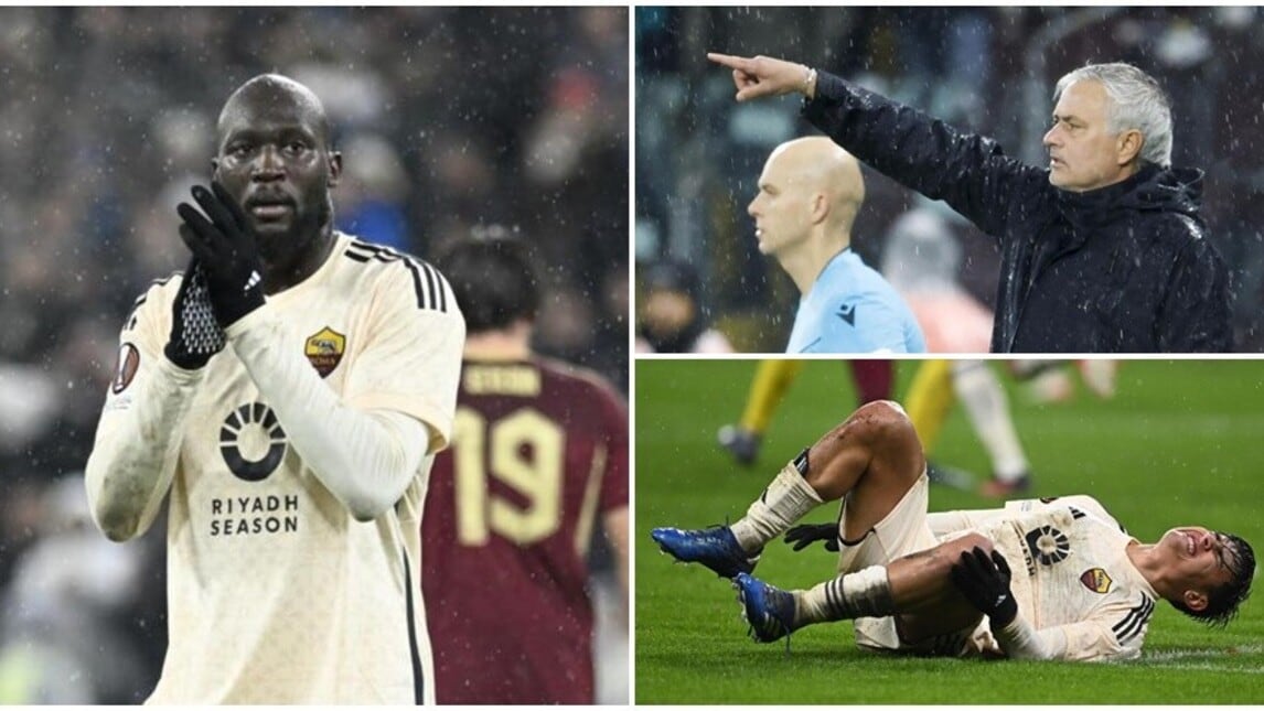 Servette-Roma 1-1: Lukaku non basta, Mourinho rimontato sotto la pioggia