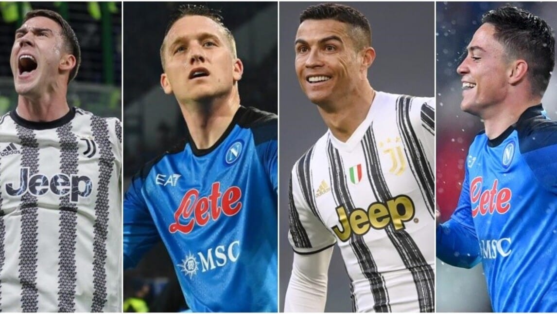 Juve-Napoli, da Vlahovic a Raspadori: le cinque curiosità