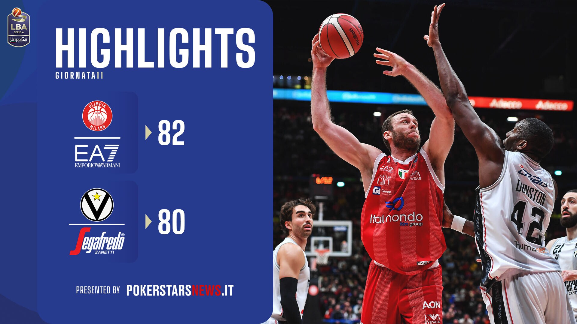 EA7 Emporio Armani Milano Virtus Segafredo Bologna