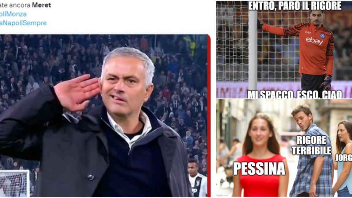 Napoli fermato in casa dal Monza: i social si scatenano