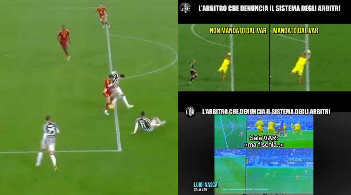 Caos arbitro alle Iene, tutti gli episodi denunciati nel servizio