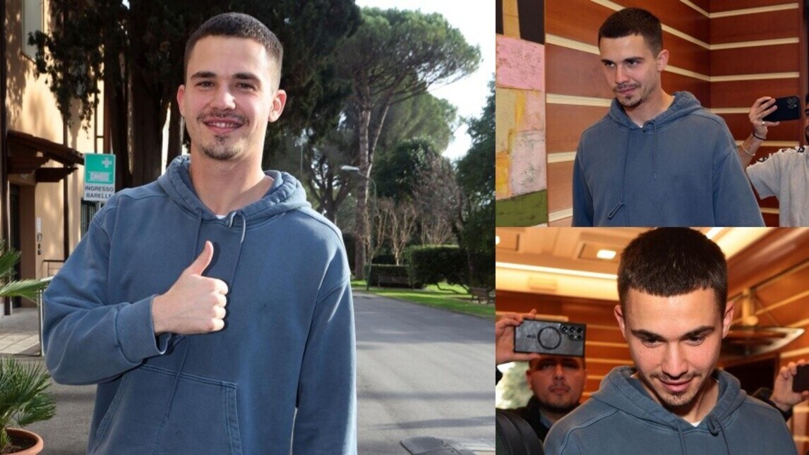 Napoli, Dendoncker a Villa Stuart per le visite mediche