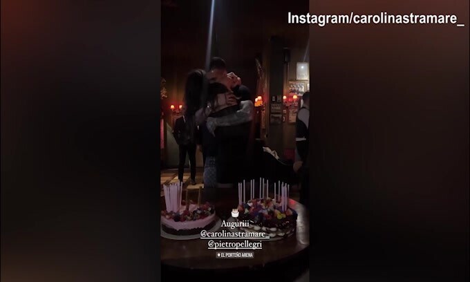 Carolina Stramare festeggia il compleanno con Pellegri