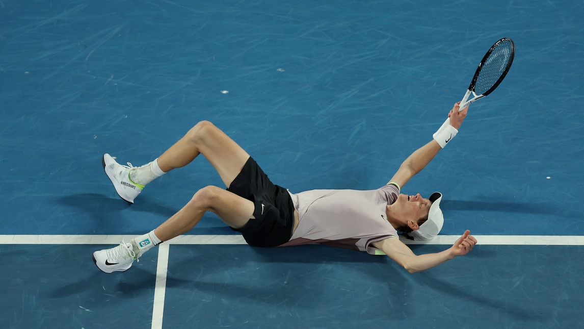 Sinner contro Medvedev: le foto più belle della finale degli Australian Open