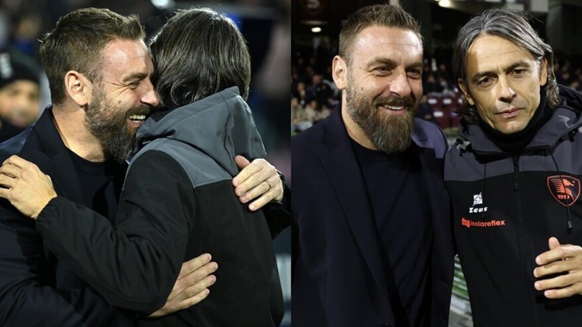 De Rossi e Inzaghi, abbracci e sorrisi tra i campioni del 2006