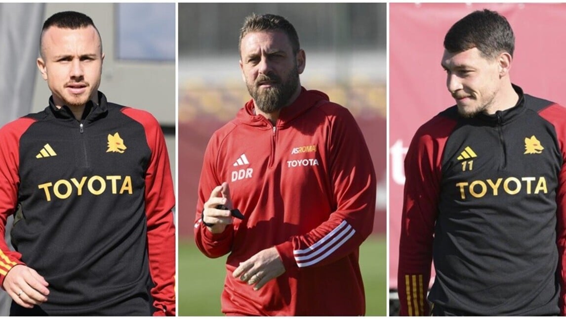 Roma tra campo e mercato: De Rossi accoglie Angelino, Belotti aspetta