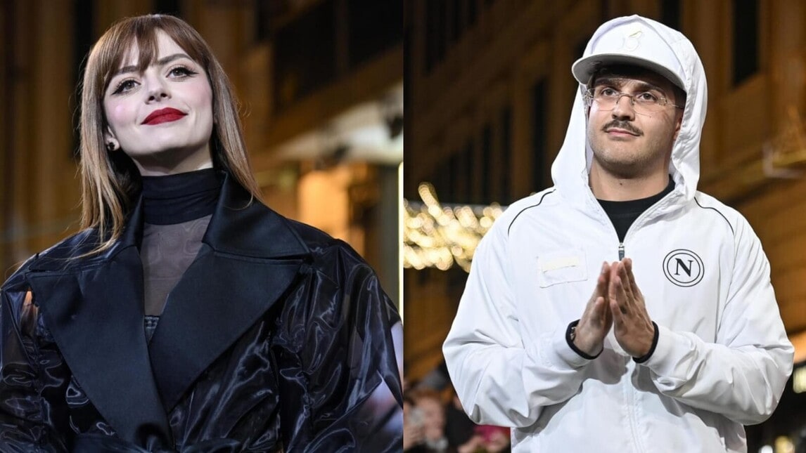 Annalisa sexy sul green carpet di Sanremo. E spunta la felpa del Napoli