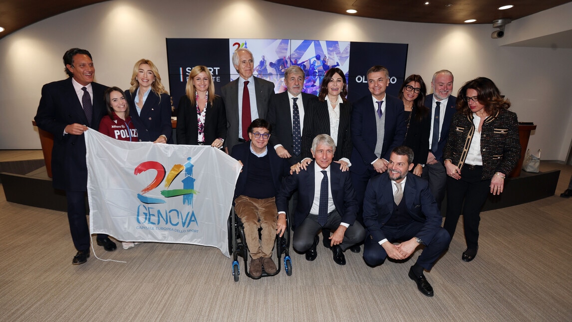 Genova capitale europea dello sport 2024: le foto della presentazione