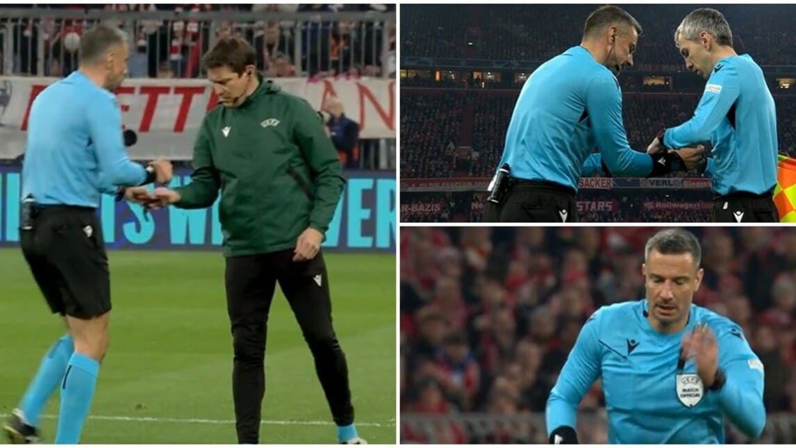 Bayern Monaco-Lazio, curiosa interruzione: c'è un problema per l'arbitro!
