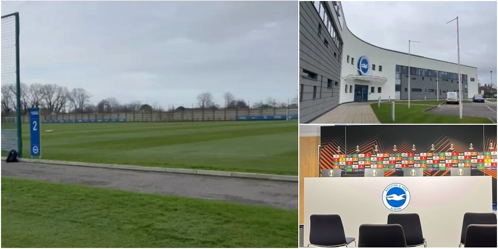 Dentro il nuovo centro sportivo del Brighton: l'allenamento d'élite di De Zerbi