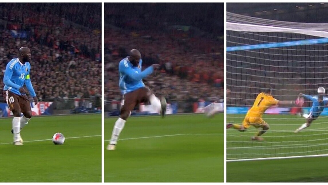 Roma, guarda cosa fa Lukaku contro l'Inghilterra: assist da re