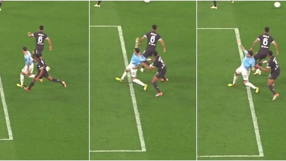 Lazio-Juve, Bremer trattiene Zaccagni in area: l'arbitro non assegna il rigore