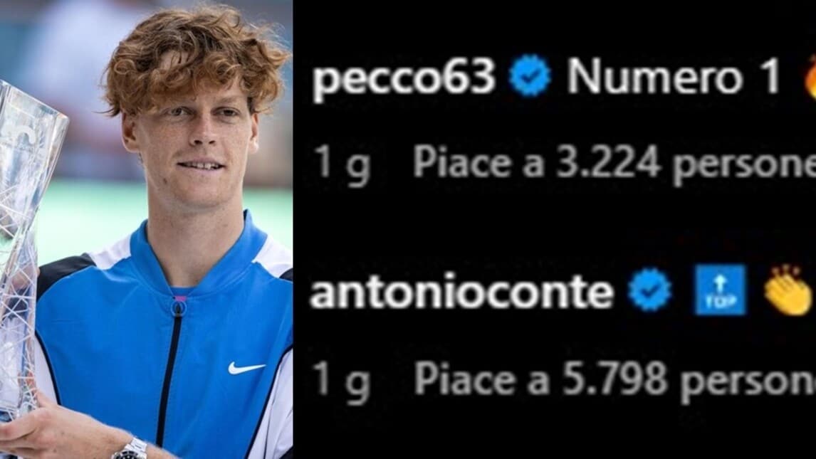 Tutti pazzi per Sinner, i vip che gli hanno scritto dopo Miami