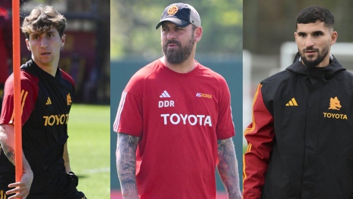 La probabile formazione della Roma contro l'Udinese: De Rossi cambia