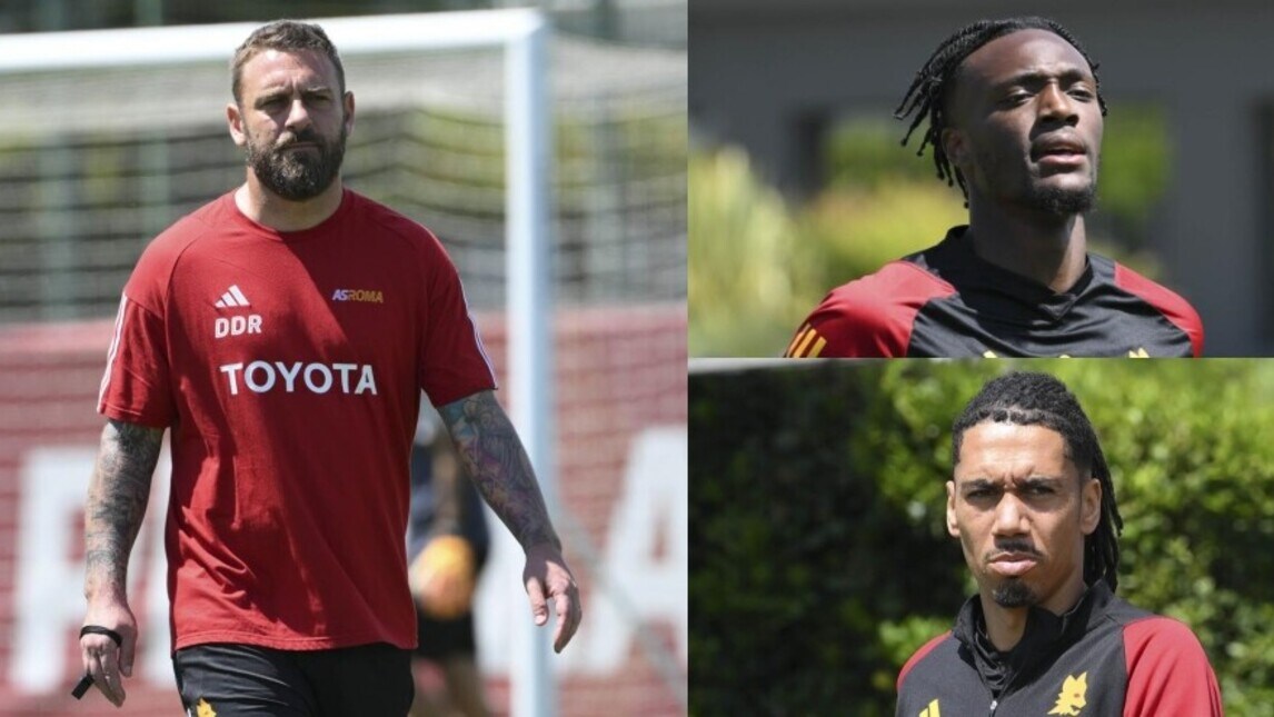 Roma in campo dopo il pari con la Juve: De Rossi punta il Bayer Leverkusen