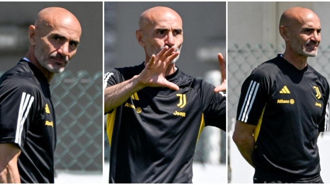 Juve, il primo allenamento agli ordini di Montero
