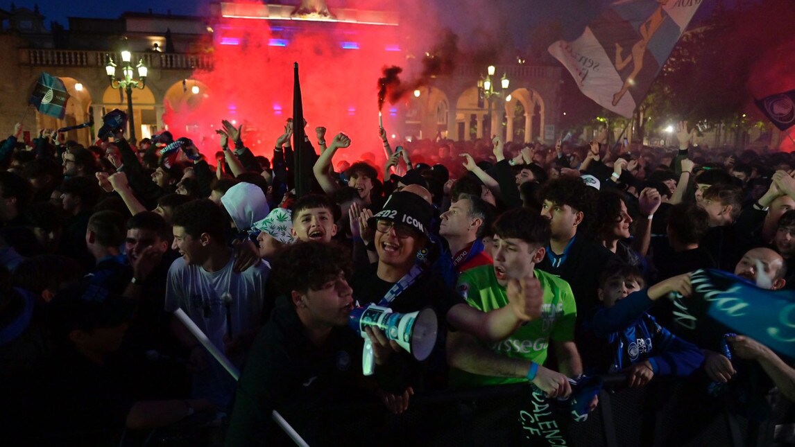 Bergamo pazza di gioia: tifosi in delirio per il trionfo dell'Atalanta in Europa League