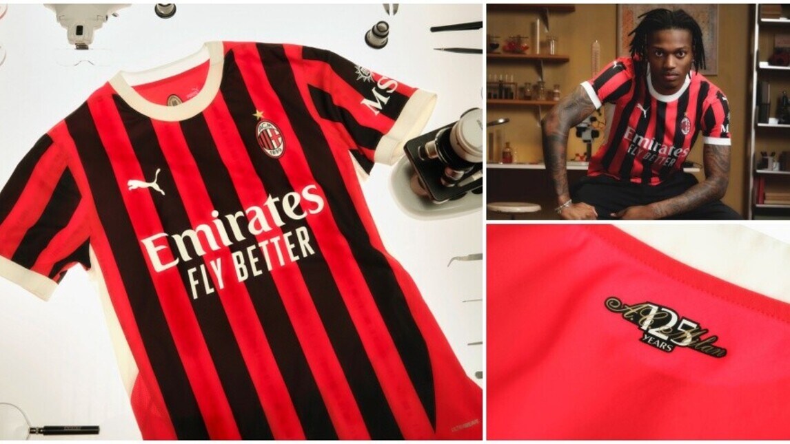 Milan, ecco la nuova maglia: i dettagli con l'omaggio ai 125 anni del club