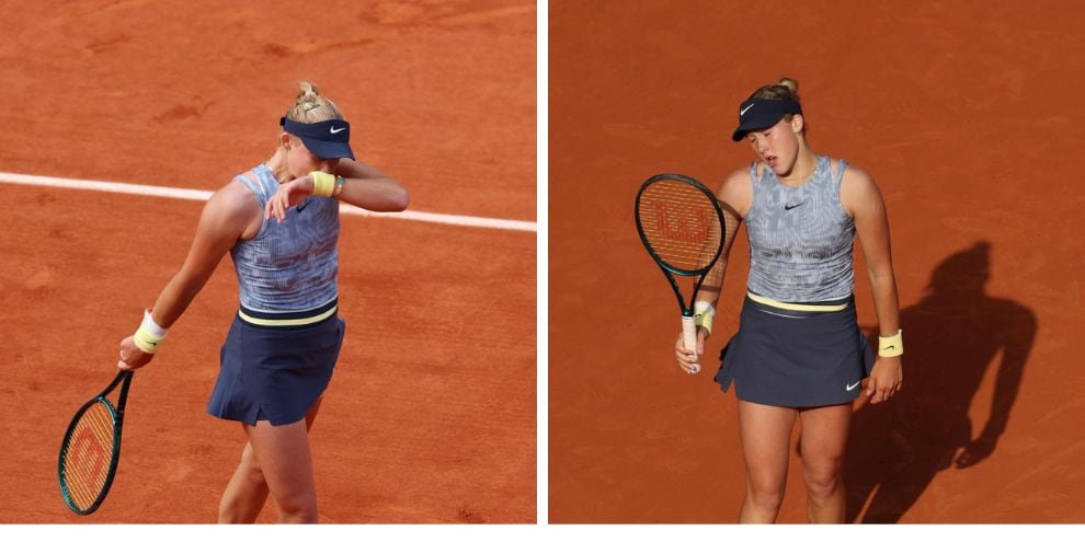 Andreeva battuta da Paolini e rimproverata dal coach finisce in lacrime