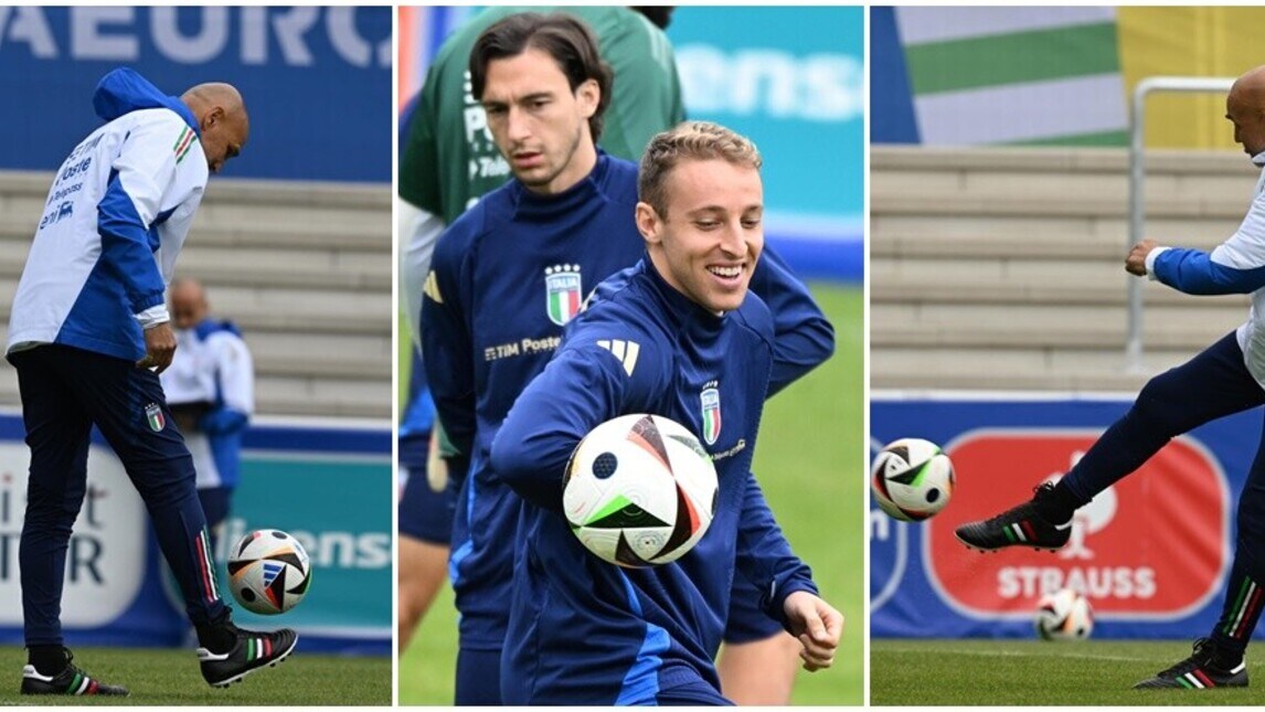 Europei, l'Italia si prepara per l'Albania: show di Spalletti, Frattesi c'è