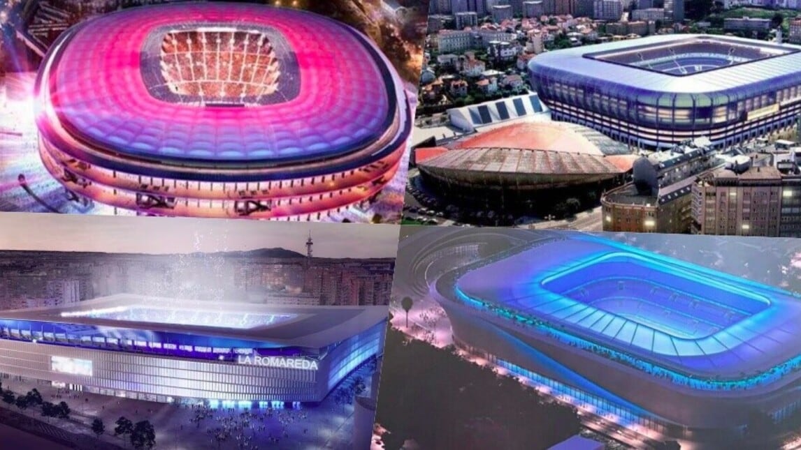 Mondiali 2030, gli stadi di Spagna, Portogallo e Marocco