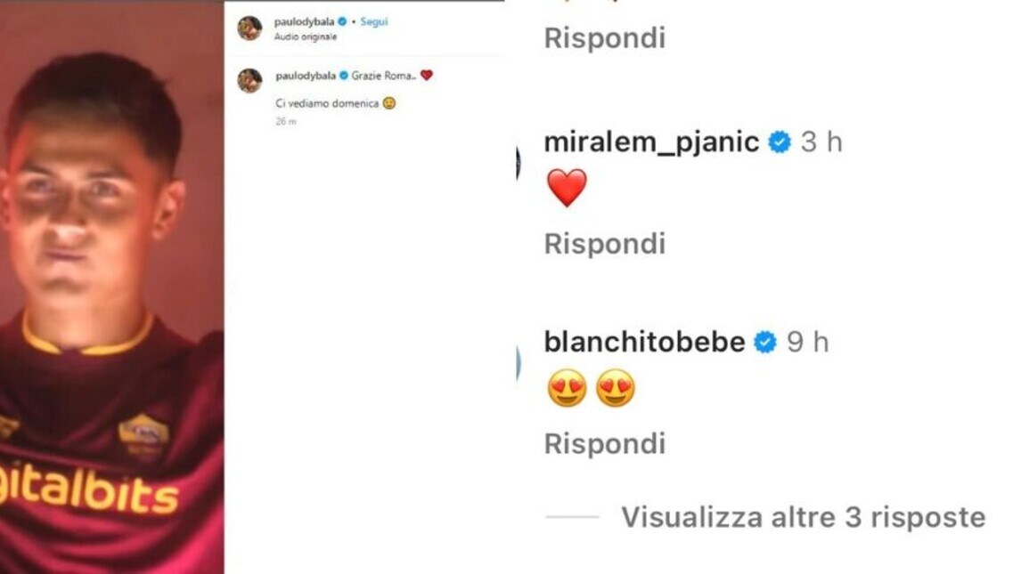 Da Ultimo a Blanco e Gassmann, tutti i vip pazzi per Dybala che resta alla Roma