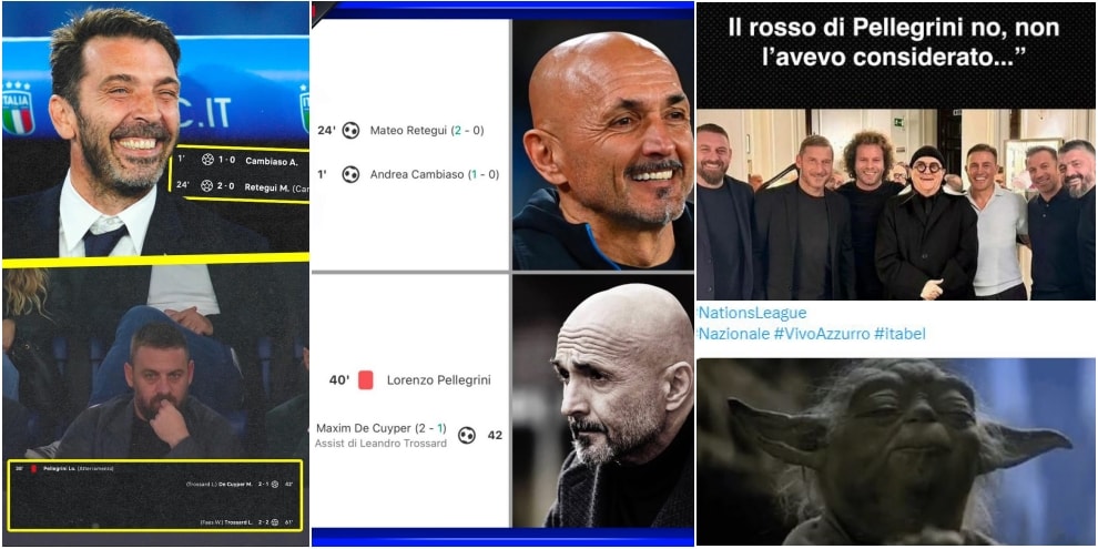 Il Belgio rimonta l'Italia dopo il rosso a Pellegrini: tifosi scatenati sui social