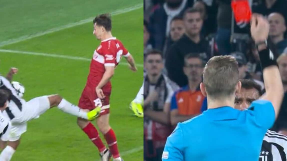 Danilo, intervento a gamba alta: rigore con il Var e secondo giallo