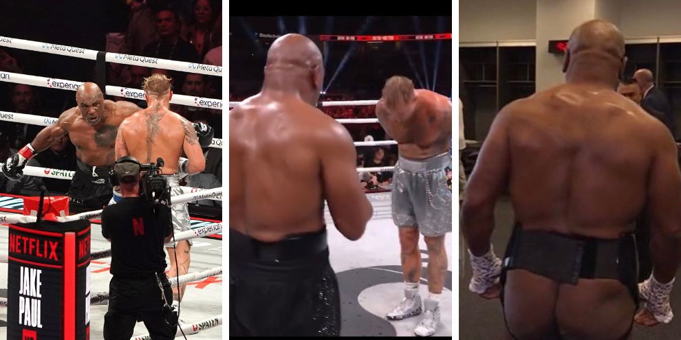 Inchini, lacrime e colpi durissimi: le FOTO della super sfida tra Tyson e Paul