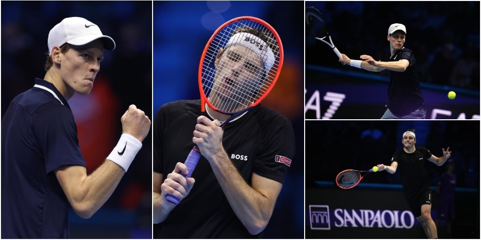 Sinner vince le Atp Finals: il film del match contro Fritz