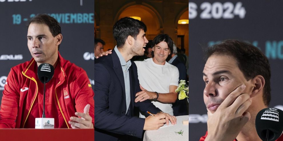 Coppa Davis a Malaga è già show: Nadal con gli occhi lucidi, Alcaraz ride