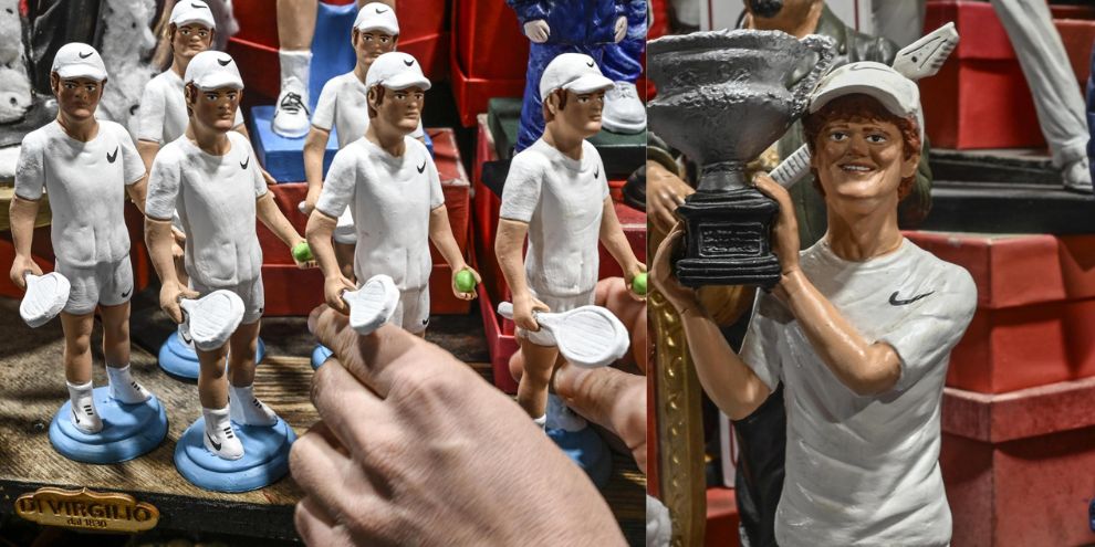 Sinner non vedeva l'ora di essere nel Presepe? Ecco le foto ufficiali