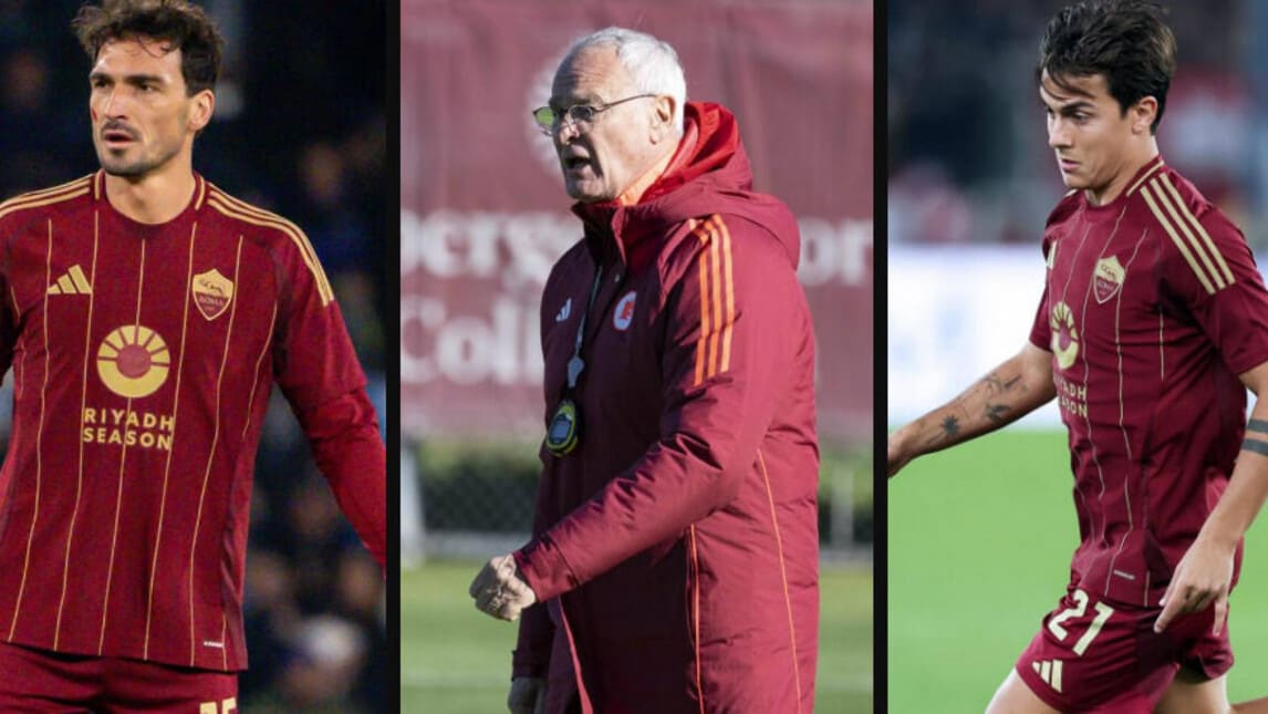 Roma-Atalanta, la formazione ufficiale di Ranieri
